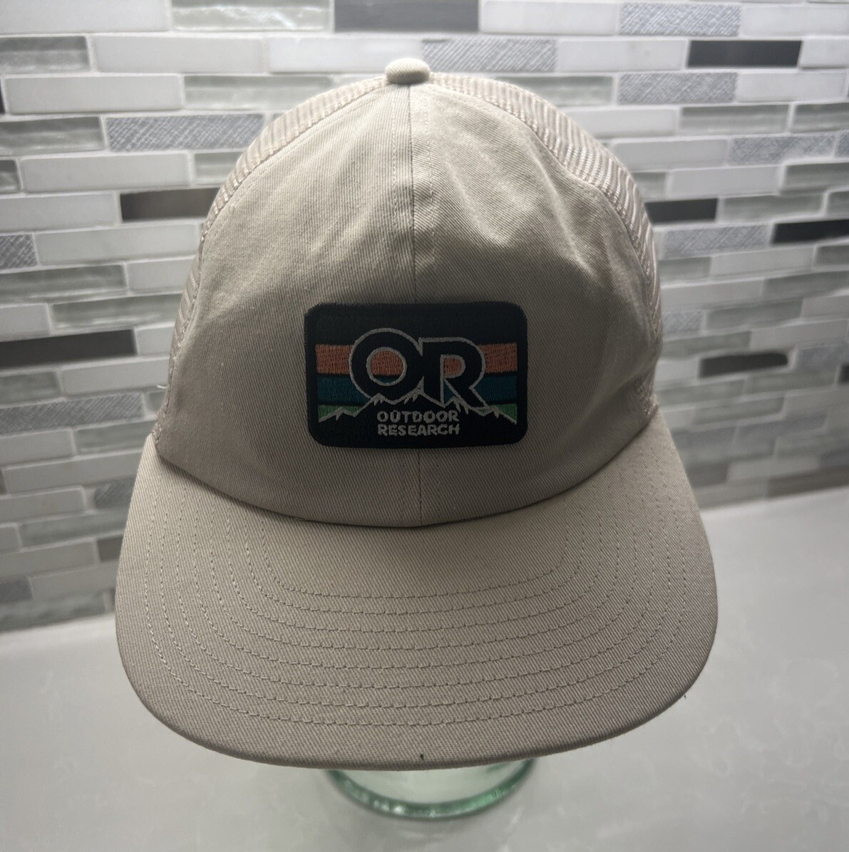 Outdoor Research OR Advocate Stripe Patch Trucker Hat Cap Sn
