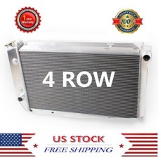 4 Row Aluminum Radiator For 1972-1979 Lincoln Cougar Thunderbird V8 4 Row Aluminum Radiator For 1972-1979 Lincoln Cougar Thunderbird V8