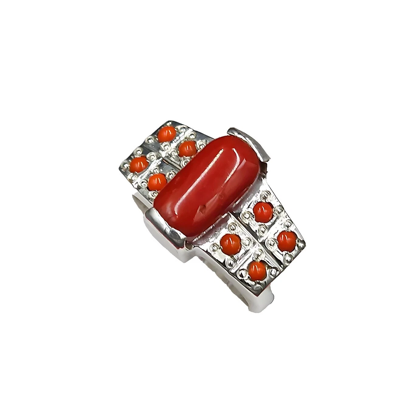 Anillos De Piedra Coral para hombres