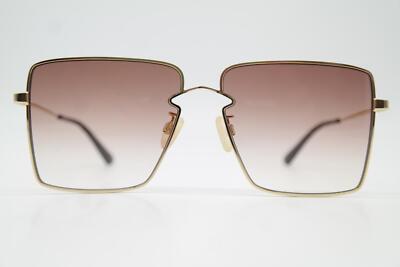 Sonnenbrille McQ MQ0268S Gold Eckig sunglasses Brille Neu