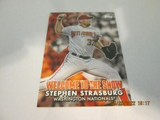 STEPHEN STRASBURG NATIONALS 2022 TOPPS WELCOME TO THE SHOW CARD #WTTS-23