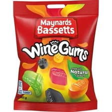Maynards Wine Gums Multi-Color Fruit Flavored Candy Pack of 6 165g