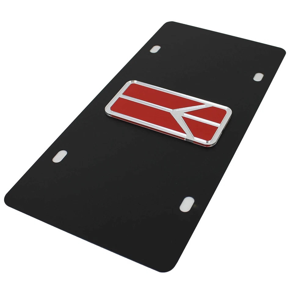 Oldsmobile Rocket Logo License Plate (Black) - Image 2 of 4