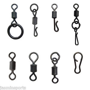Details about   100Pcs Fishing Hooked Snap Links Fishing Swivel Snap Hook Line Connector Ca F9P4