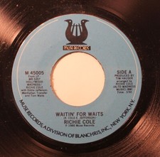 Jazz 45 Richie Cole - Waitin' For Waits / Island Breeze On Muse Records