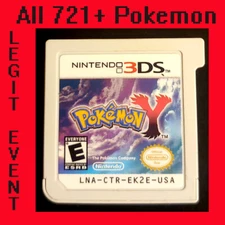 Pokemon Y - Loaded With All 721 + 120+ Legit Events Pokemon Unlocked (3DS)