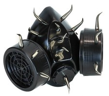 Horn Pin Spike Steampunk Gas Mask Cosplay Spikes Respirator Costume Party