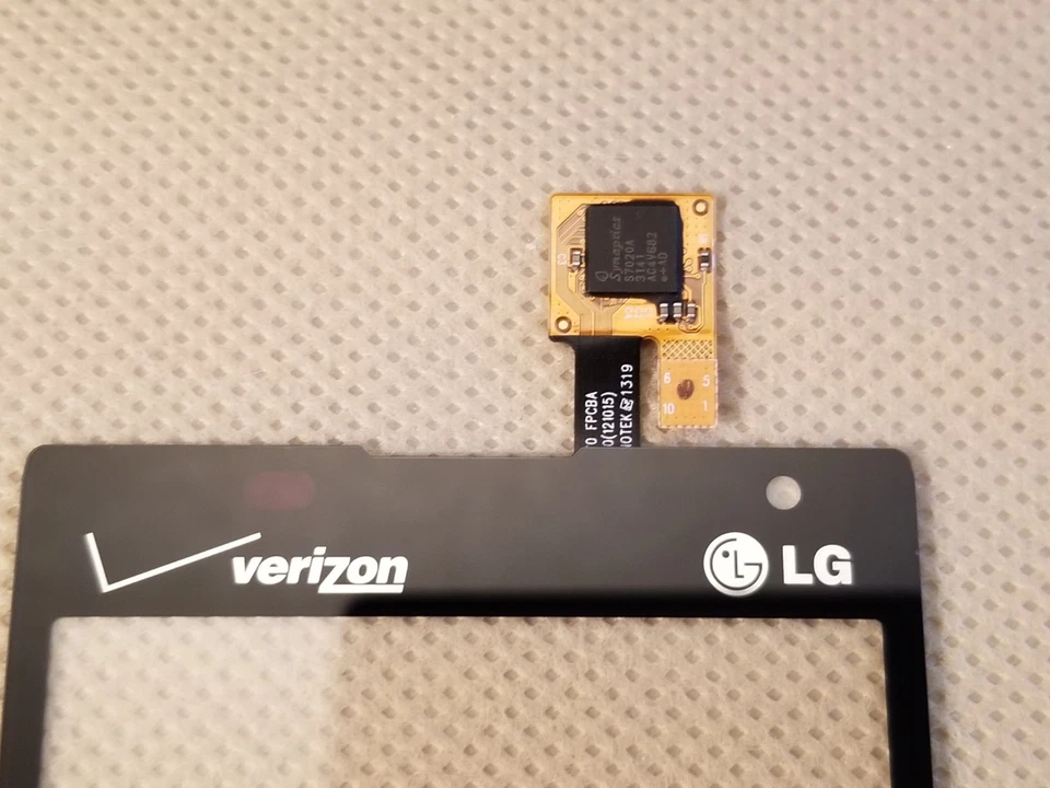 New LG OEM Touch Screen Digitizer Front Glass for LUCID 2 VS870 w/ Verizon Logo - Image 3 of 4