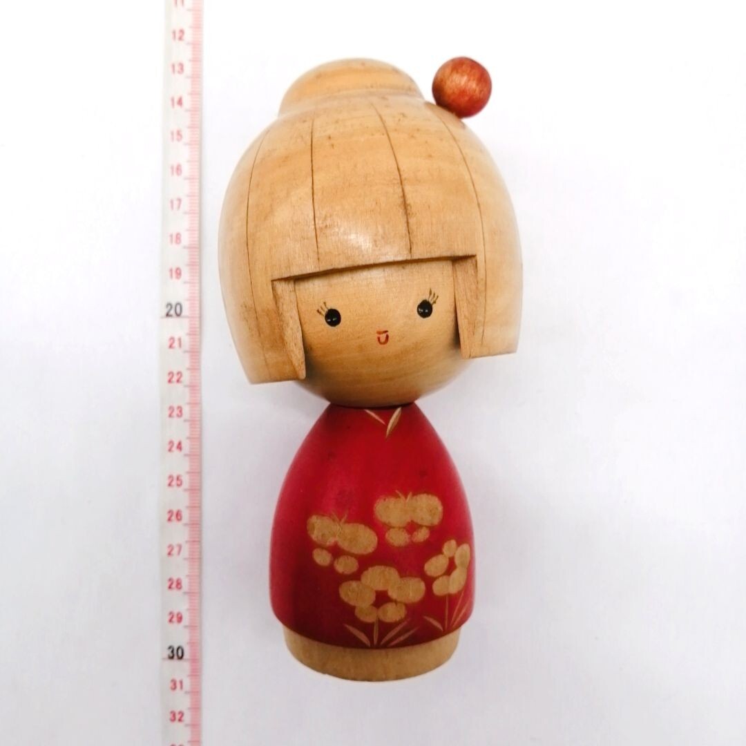 14cm Vintage Japanese Creative KOKESHI Doll – by FUJIKAWA SHOEI