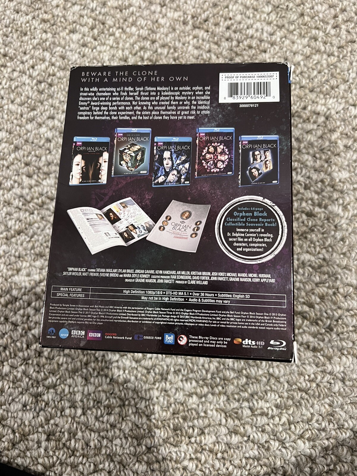 Orphan Black: The Complete Series (Blu-ray) 883929604920| eBay