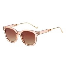 Retro Trendy Classic Pink Square Sunglasses for Women UV400 Sunnies