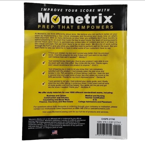 CHSPE Prep Book 2023-2024 by Mometrix 3rd Ed Study Guide + Practice Tests - Picture 2 of 2