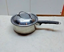 Vollrath Saucepan 2 Qt Ashcraft Tri-Ply 304-S Stainless Fry Pot Replaced Lid