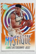 Giannis Antetokounmpo 2019 Panini Illusions Mystique Orange #6