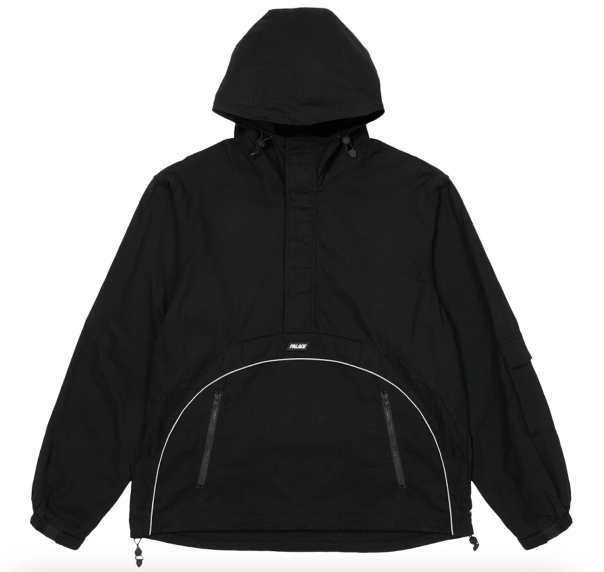Palace Skateboards Deflector 1/2 Zip Jacket - Black, Size S, BNWT
