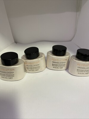 (4)Makeup Revolution TRANSLUCENT 0.35OZ NEW!!