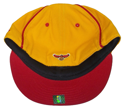 Atlanta Hawks 59Fifty Flat Brim Fitted New Era Hat 1/4 - Main Image