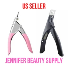 MANICURE TIPS CUTTER ACRYLIC NAIL SCISSORS FALSE NAIL CLIPPER U EDGE USA SELLER