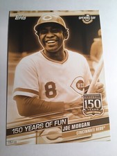 2019 Topps Opening Day 150 Years of Fun Jumbo 5x7 Joe Morgan Reds YOF12 06/10