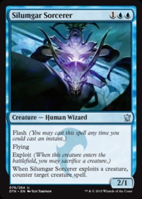 Dragonlord Silumgar 1x FOIL DTK MTG Dragons of Tarkir Mythic MINT blue black Dragonlord Silumgar 1x FOIL DTK MTG Dragons of Tarkir Mythic MINT blue black