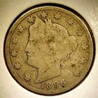 Photo of a 1896-P Liberty Nickel from an eBay listing that sold on Jul 15, 2026