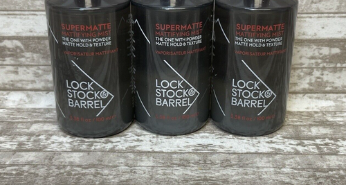 Lot of 3 New Lock Stock & Barrel SUPERMATTE Mattifying Mist 3.38 fl. oz. Each - Picture 2 of 4