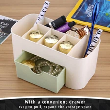 Multifunctional Desk Desktop Organizer Drawer Stationery Holder Makeup Storage