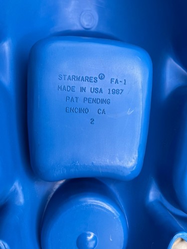 Starwares Blue Propeller Plane Children's Plate Tray 1987 Airplane - Picture 7 of 7