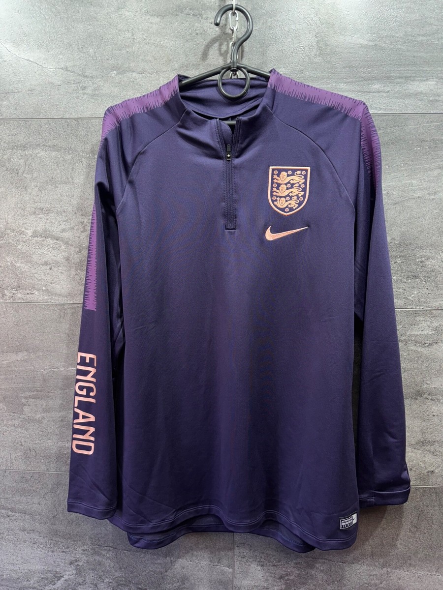 Nike Men's England Football Longsleeve Top Shirt Soccer Jersey