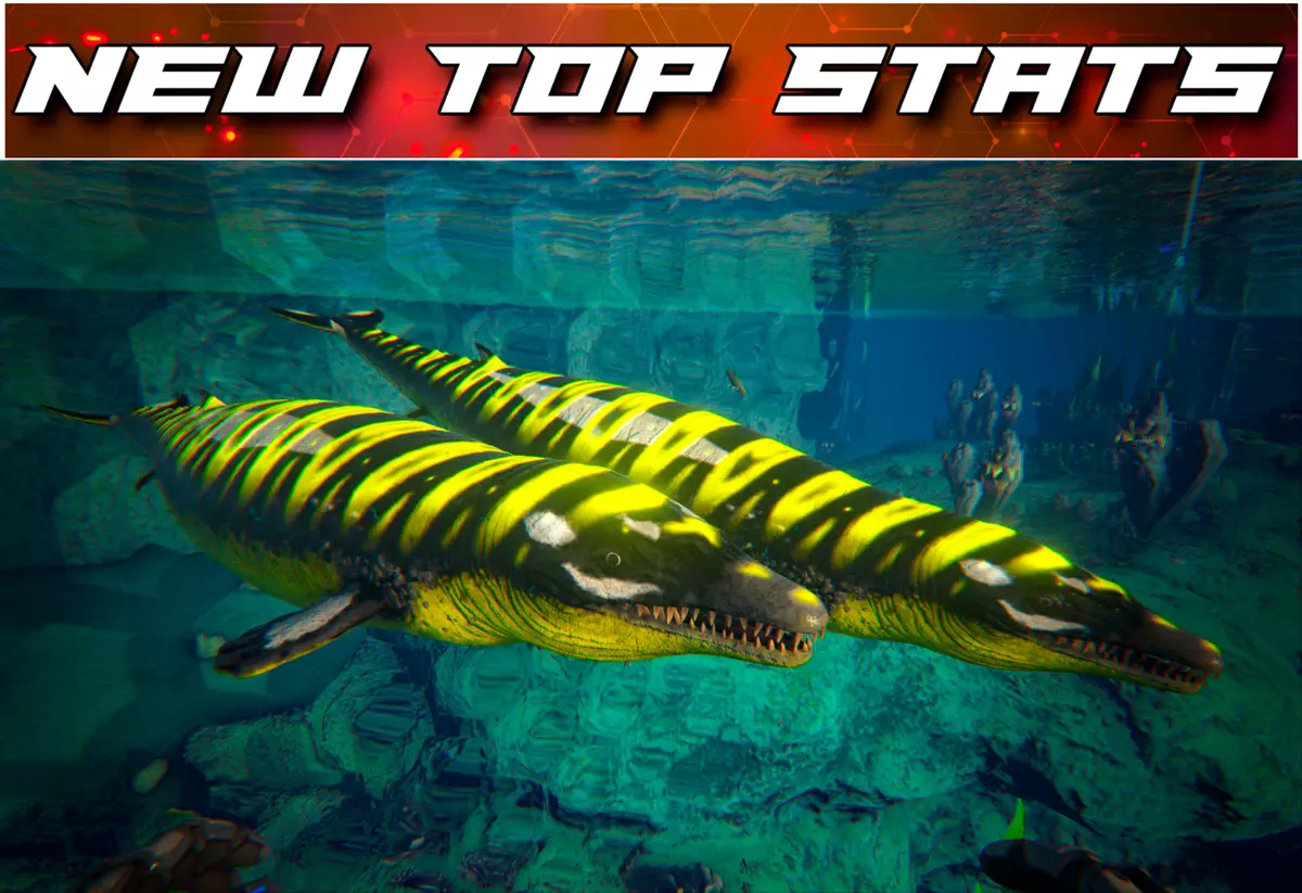 Ark survival Evolved X-Basilosaurus (basilo) Golden 51K HP Top