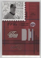 2005 Leaf Century Collection Timeline Threads Die-Cut Position /96 Paul Molitor