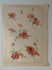 J.HABERT-DYS CHROMOLITHOGRAPHY BOARD NO. 19 ART NOUVEAU