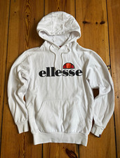 ellesse Hoodie Kapuzenpullover Weiß Gr. 38 L...