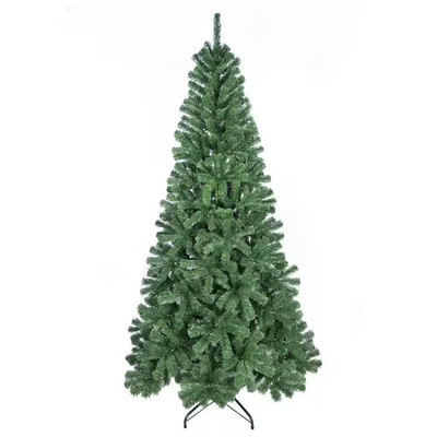 7 Ft. Artificial Christmas Tree with 774 PVC Tips Hinged Structure Metal Stand f
