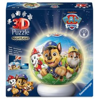 Ravensburger 3D Puzzle Nachtlicht Paw Patrol - Puzzle-Ball Mit Led Nachtlicht Al