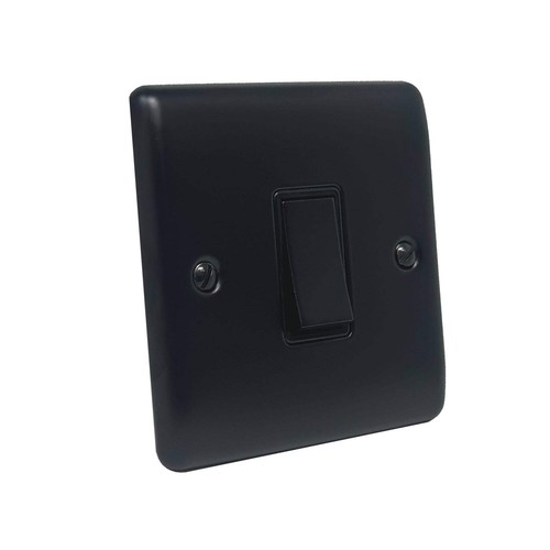 Caradok 1G 2Way 10A Switch Matt Black - Picture 2 of 3