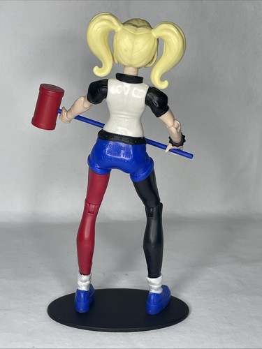 2015 Mattel DC Super Hero Girls Harley Quinn Suicide Squad 6"Action Fig w/weapon - Picture 3 of 9