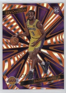 2024-25 Panini Revolution Rookies Sunburst /75 Bronny James Jr #118 Rookie RC