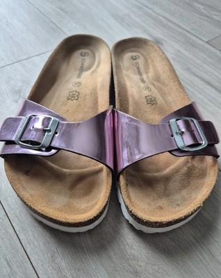 Sommerkind Sandalen rosa Metallic   Gr. 37   Leder Fußbett