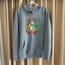 Grateful Dead Gray Hoodie Size Medium Unisex