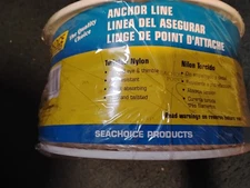 ANCHOR LINE 3/8 X 100' TWISTED NYLON SEACHOICE 40711