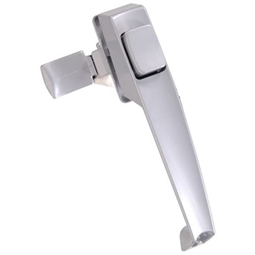 Hillman 852062 Pushbutton Latch Aluminum (1-1/4")
