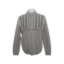 Enzo Lorenzo, Strickjacke, Herren, Größe: 52, Grau, Merinowolle, Streifen #g7L