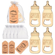 50 Baby Bottle Openers Poppin Bottle Design for Baby Shower Favors Gifts