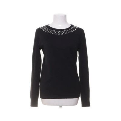 Vila Milano, Strickpullover, Größe: M, Schwarz, Nylon/Viskose/Wolle #KXR