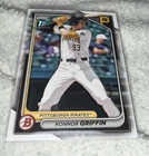 2024 KONNOR GRIFFIN PITTSBURGH PIRATES TRUE ROOKIE CARD 1st Bowman Draft  BD-22