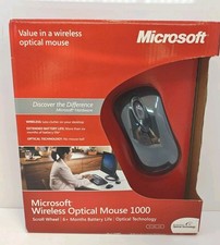 NEW SEALED Vintage MICROSOFT Wireless Optical...