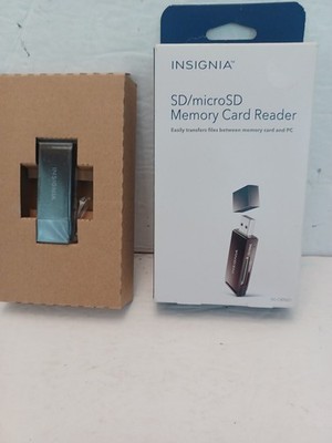 Insignia SD/microSD Memory Card Reader NS-CR2071 NEW IN BOX FREE SHIPPING 