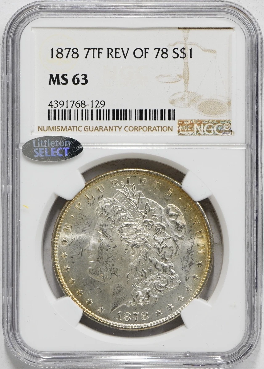 1878 MS 63 Graded Morgan US Dollars for sale | eBay