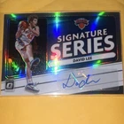 David Lee Panini 2020-21 Donruss Optic Signature Series Auto SS-DLE Knicks
